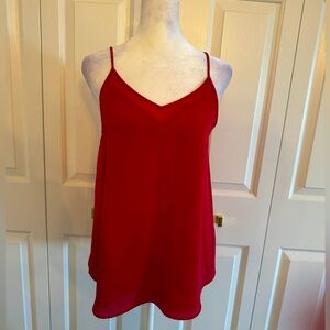 1.State Red Lined Camisole Size S